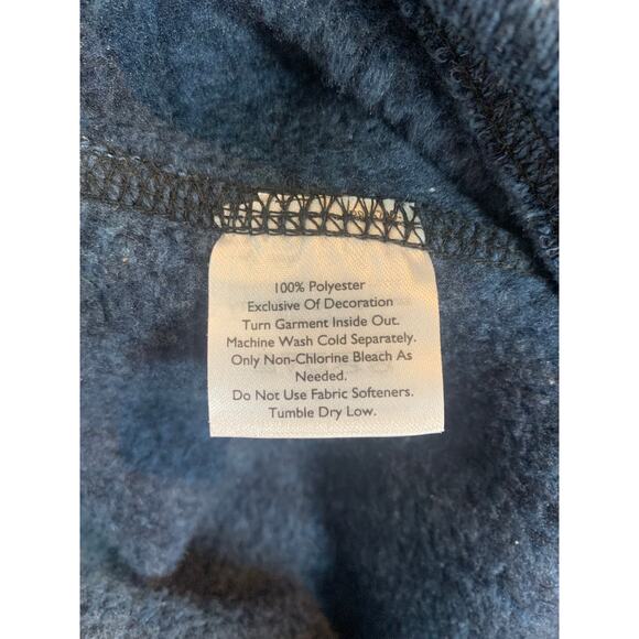 Eddie Bauer Men's Medium Navy Pullover 3/4 Zip - Picture 8 of 9